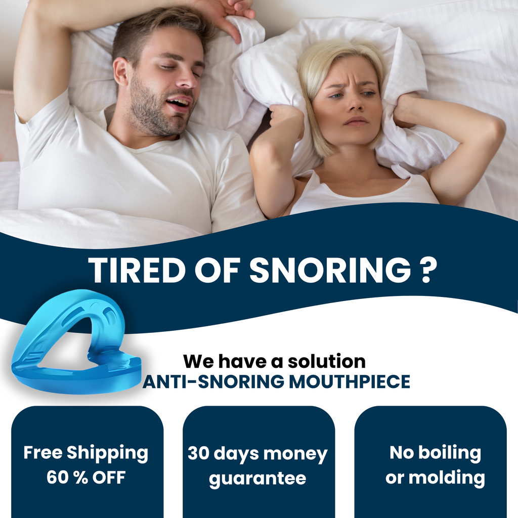 SilentVibe™ Adjustable  Anti-Snoring Mouthpiece