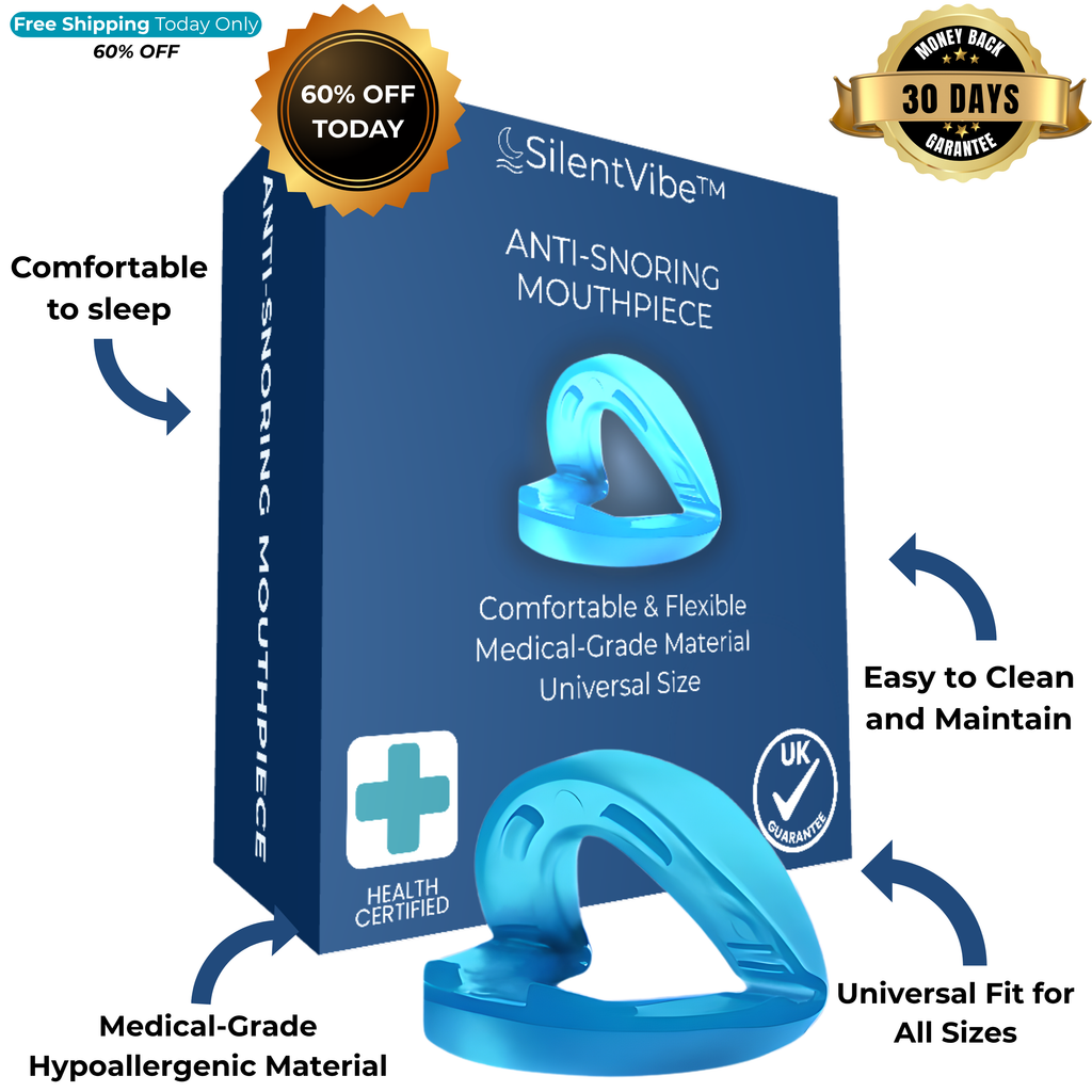 SilentVibe™ Adjustable  Anti-Snoring Mouthpiece