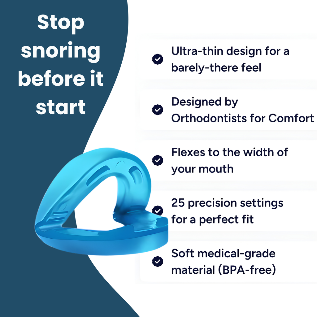 SilentVibe™ Adjustable  Anti-Snoring Mouthpiece